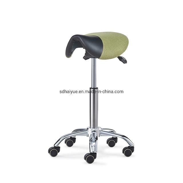 Specail Design Ergonomic Tilt Saddle Seat Stool Lab Chair