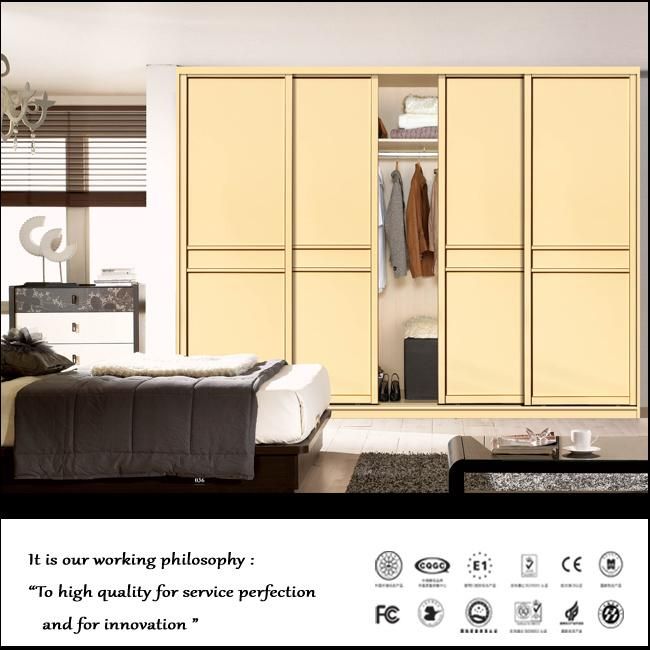 2015 Modern High Quality Open Door Wardrobe (FY891)