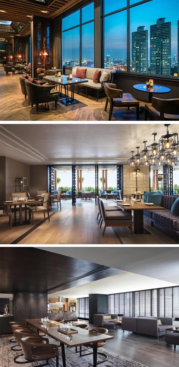 2019 Newest Luxury Wood Frame Restaurant Furniture for Hotel