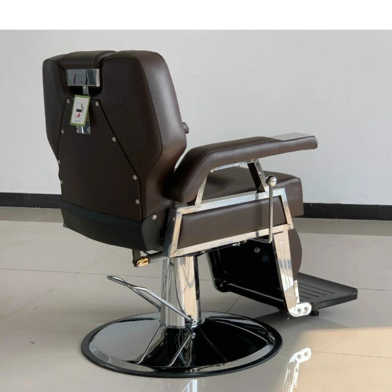 Hl-9246 Salon Barber Chair Hl-9246 for Man or Woman with Stainless Steel Armrest and Aluminum Pedal