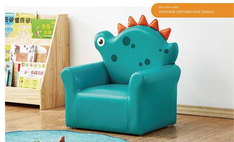 Kids Modern Leather Sofa, Living Room Baby Cartoon Sofa, Children Furniture Sofa, Day Care Center Sofa, Preschool Sofa, Nursery Sofa, Children Care Center Sofa