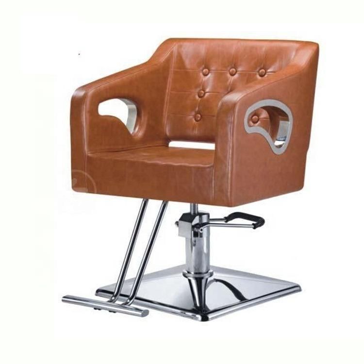 Hl-7270 Salon Barber Chair for Man or Woman with Stainless Steel Armrest and Aluminum Pedal