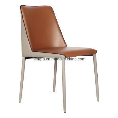 Modern Restaurant Home Furniture Upholstered Leather Dining Chairs