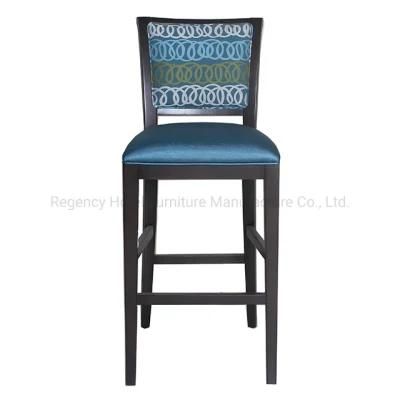 Solid Oak Furniture Hotel Living Room Furniture Hotel Restaurant Furniture Hotel Barstool for Sale