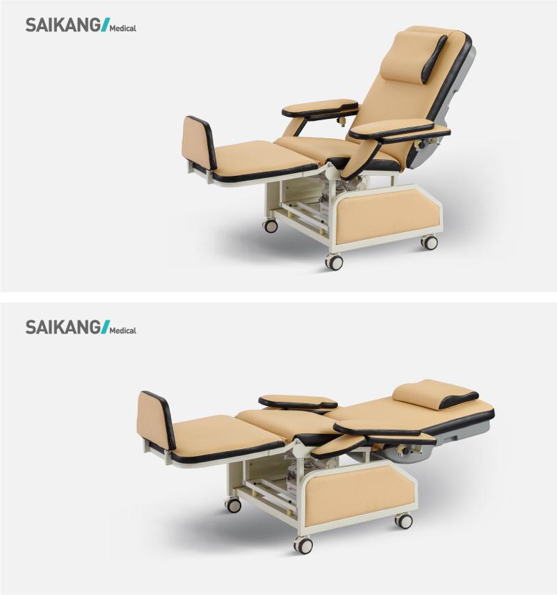 Ske-120b Dialysis Treatment Hemodialysis Bed Chair for Hospital