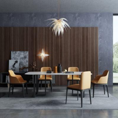 Hotel Home Luxury Dining Room Sintered Table Restaurant Dining Furniture Set