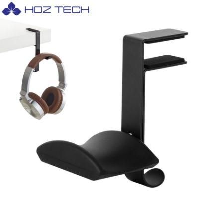 Desk Headset Holder Adjustable Clip Headset Stand Earphone Hanger Hook Mount Bracket, Desk Headset Holder, PC Gaming Headphone Stand