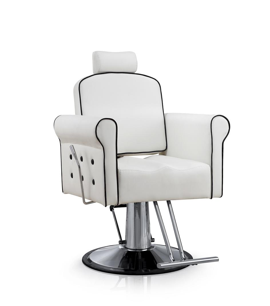 Hl-1126 Salon Barber Chair for Man or Woman with Stainless Steel Armrest and Aluminum Pedal