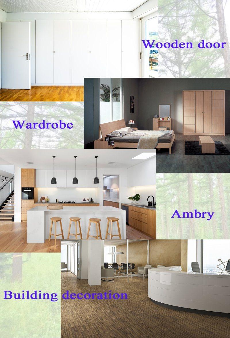 Home Decoration Furniture Melamine Faced MDF Board E1 Ordinary Wood MDF