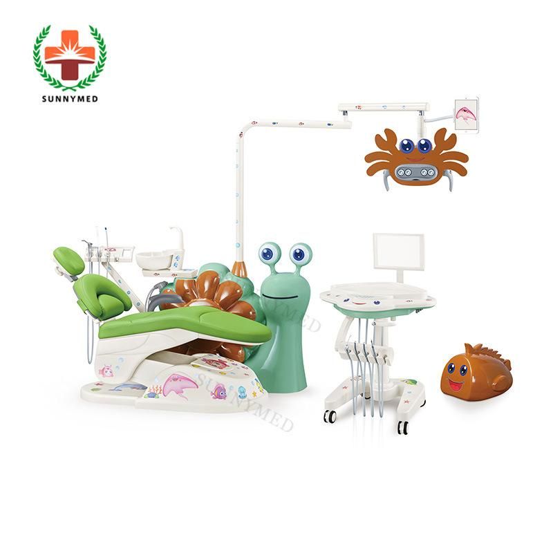 Sy-M001d CE FDA Approved Dental Chair Comfortable Little Snail Children Dental Chair Unit for Kids