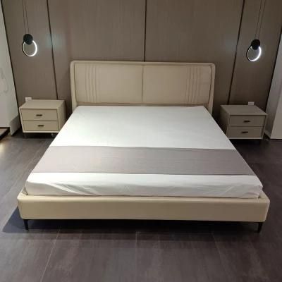 Manufacturer Wholesale Bedroom Furniture Leather Bed Modern King Size Factory Price