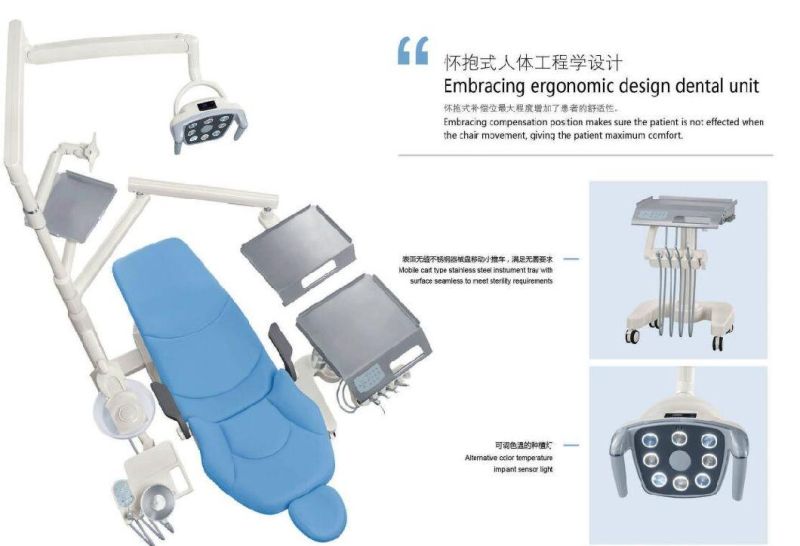 Implant Dental Unit with Micro Fiber Leather Colorful Unit Box