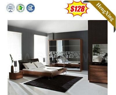 2020 Hot Design Master Bedroom Furniture Sets Leather Bed for Home Hotel Use
