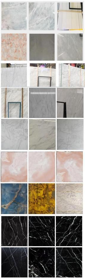 White Carrara Marble Stone White Marble Tile Natural Stone Marble Vanity Top Bathroom Kitchen Countertop