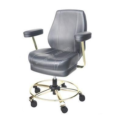 Five Star Bar Casino Chair with Wheels and Footrest Gaslift