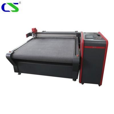 1625 Automatic Vibrating Knife One Layer Cutting Machine with Collection Table