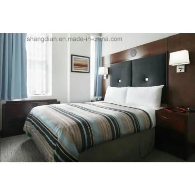 American Dark Color Budget Hotel Bedroom Set Furniture (ST0078)