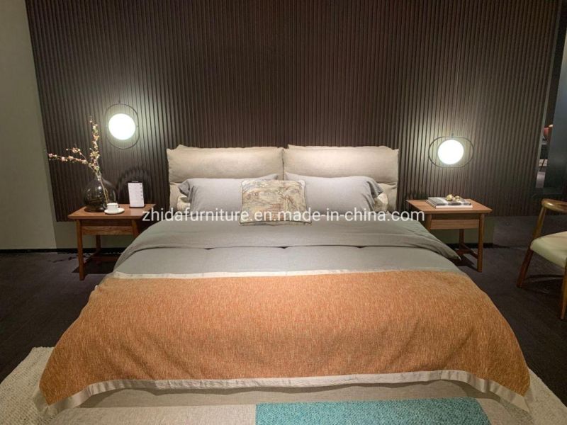 Fashion Upholstered Home Hotel Double Single Bed