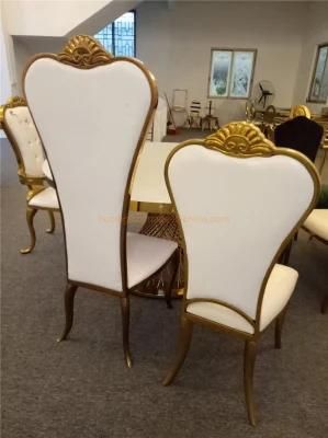 Modern Classy Crown Hotel Royal Cheap King Throne Chair Gold Wedding Chair for Bride and Groom