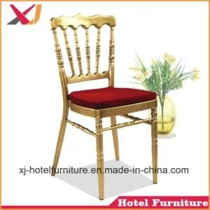 High Quality Aluminum Napoleon Chair for Wedding/Restaurant/Hotel/Banquet