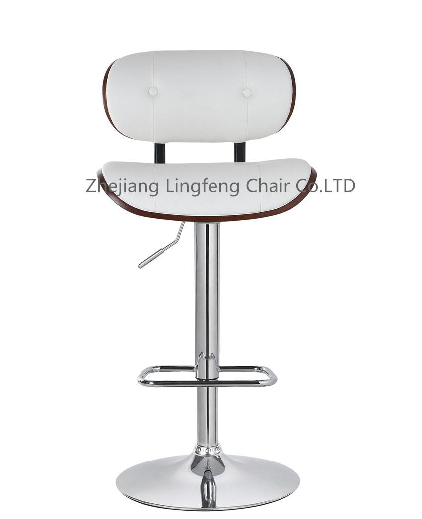 Modern PU Leather Commercial Swivel Kitchen Bar High Stool Chair Factory
