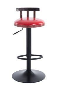 Fashion Style Wooden Counter Height Bar Stools with Back