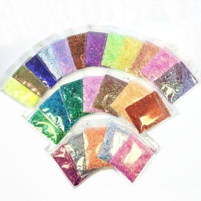 Factory Wholesale Bulk Glitter 1kg Christmas Candles Gold Glitter Pieces