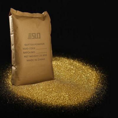 Bulk Gold Glitter Hexagonal Glitter Pigment for Crafts