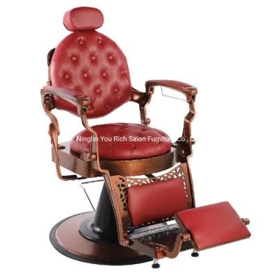 Adjustable Haircut Salon Chair with Footrest Barber Chair Salon Furniture