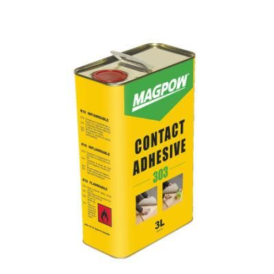 Yellow Color Contact Gum High Viscority Super Bonding Contact Adhesive Gum Liquid Neoprene Glue for Furniture