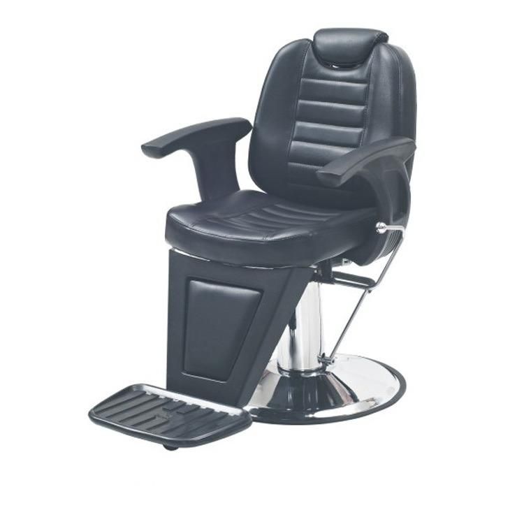 Hl-9206 Salon Barber Chair for Man or Woman with Stainless Steel Armrest and Aluminum Pedal