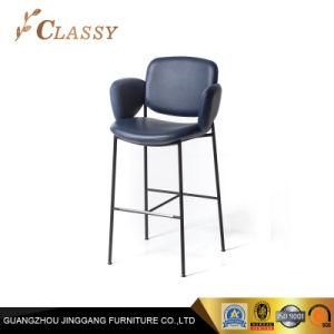 2018 New Design Leather Hotel Bar Stool Chair with Armrest