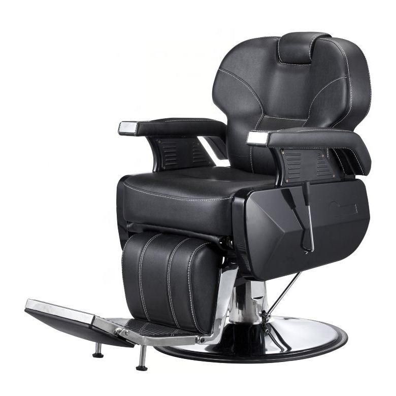 Hl-9290 Salon Barber Chair for Man or Woman with Stainless Steel Armrest and Aluminum Pedal