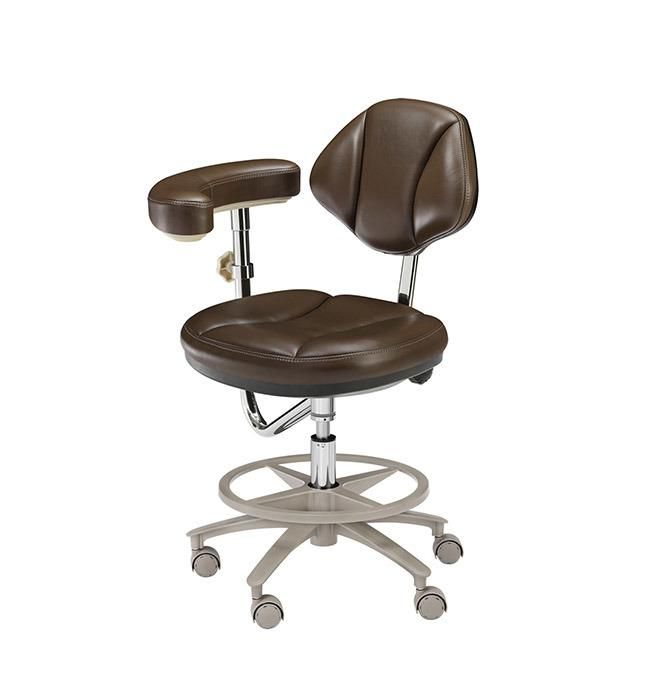 Real Leather Dentist Stool for Doctor Chair