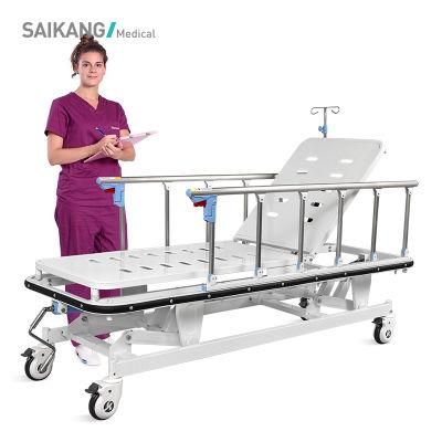 Skb038-4 Saikang Wholesale Hospital Clinic Folding Medical Emergency Ambulance Patient Transport Trolley