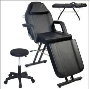 Hot Sale Barber Chair; Black Beauty Chair with Salon Stool; Cheap Facial Chair