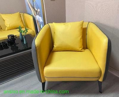 Leather Sofa Meeting Guests, Discussing Business, New Chinese-Style Office, Fully Equipped Sofa, Coffee Table Combination Office, Simple