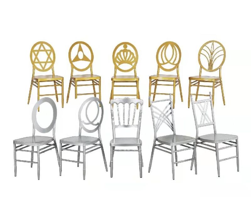 Wedding Leather Chair Factory Smoky Purple Gold Gray PC Resin Sillas Tiffany Chiavari Chair Modern Banquet Dining Chair