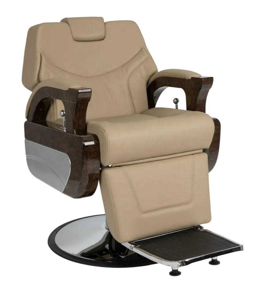 Hl-9205 Salon Barber Chair for Man or Woman with Stainless Steel Armrest and Aluminum Pedal