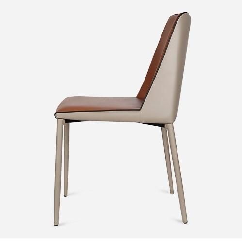 Modern Restaurant Home Furniture Upholstered Leather Dining Chairs