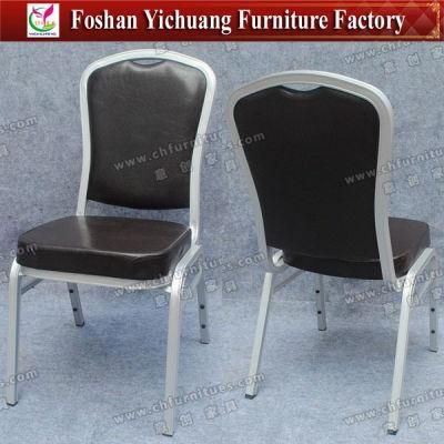 Hotel Black Leather Dining Chair (YC-ZL20-03)