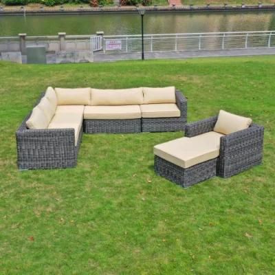 Outdoor Rattan Sofa Sun Room Sofa Terrace Garden Furniture