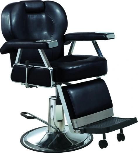 Hl- 31307 Salon Barber Chair for Man or Woman with Stainless Steel Armrest and Aluminum Pedal