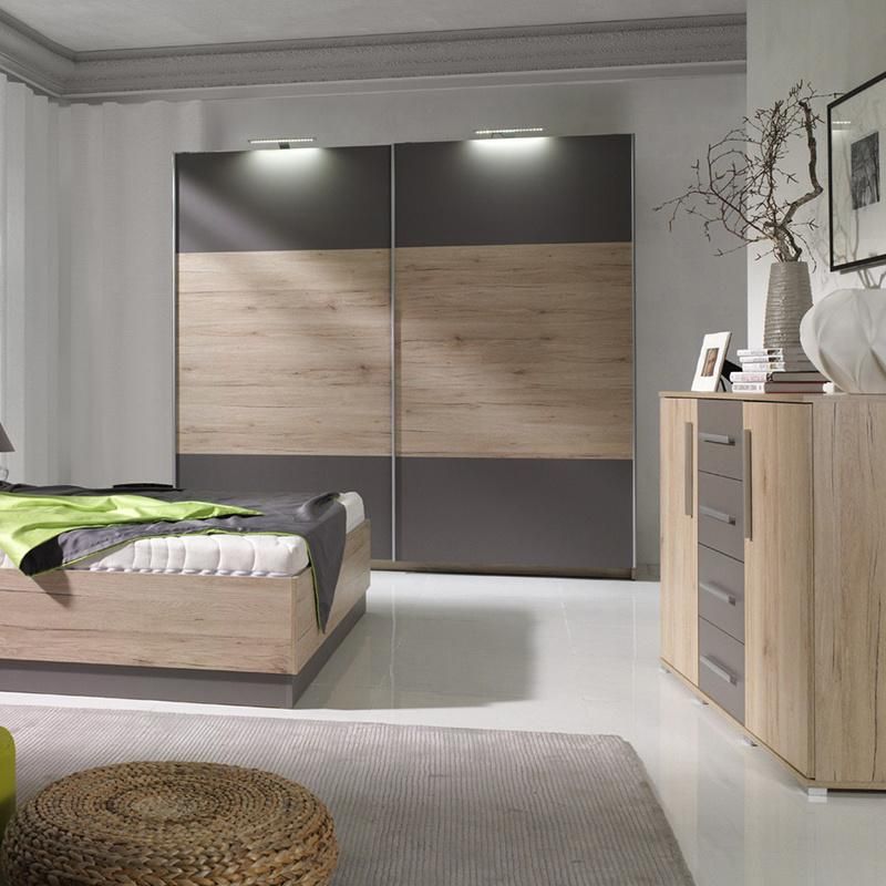Wholesale/OEM/ODM Modern Panel Furniture Wooden Resort Apartment Villa Bedroom Furniture