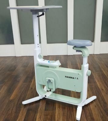 Standing Adjustable Desk Bike for Exercising with Working for Home Office