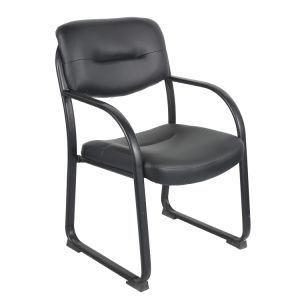 Modern Garden Chair for Home/Hotel with Bonded Leather Upholstered and Metal Frame