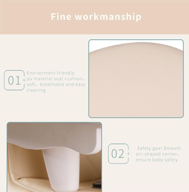 Adjustable 3 in 1 Wooden Baby Dining Chair Highchair Baby High Chairs