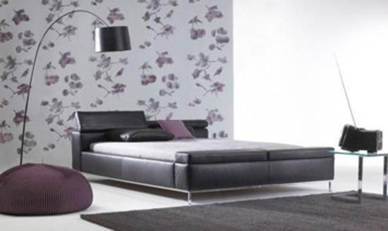 Phil Bed Leather Upholstery Modern Style Bed