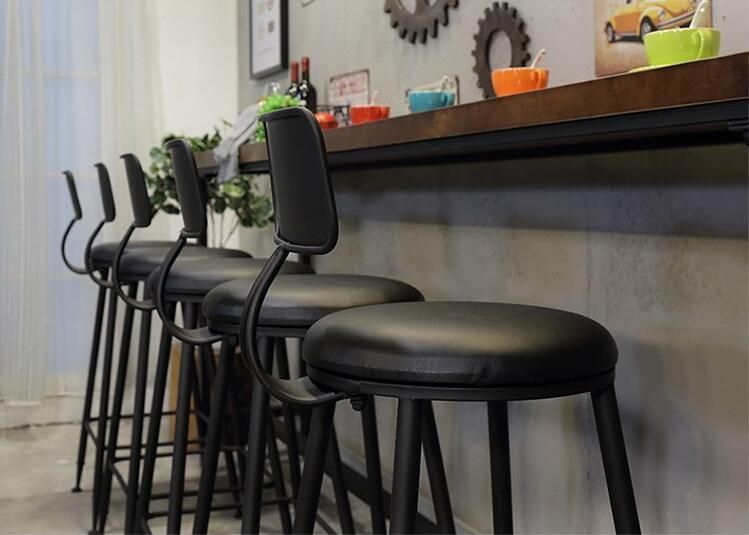 Simple Modern Bar Characteristic High Chair for Hotel Bar Home