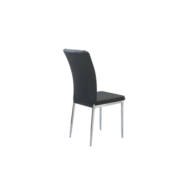 Modern Home Office Restaurant Livinig Room Furniture Chair PU Leather Metal Steel Dining Chair